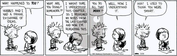 Calvin and Hobbes on Saturday March 28, 2015 Comic Strip