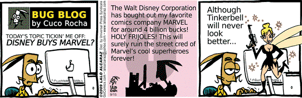 La Cucaracha on Tuesday September 15, 2009 Comic Strip