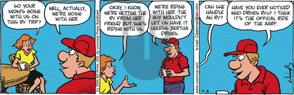 Cleats on Friday July 2, 2004 Comic Strip