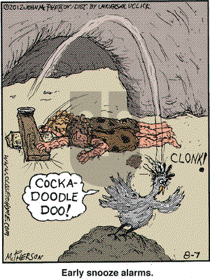 Close to Home on Tuesday August 7, 2012 Comic Strip