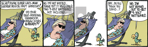 Monty on Thursday August 24, 2017 Comic Strip