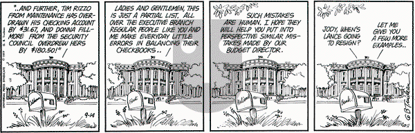 Doonesbury on Wednesday September 14, 1977 Comic Strip