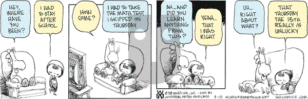 Non Sequitur on Saturday March 15, 2008 Comic Strip