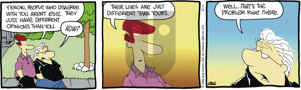 The Buckets on Saturday April 16, 2016 Comic Strip