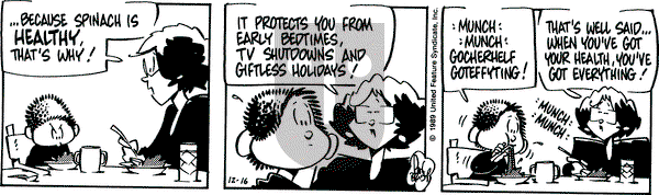 Rose is Rose on Saturday December 16, 1989 Comic Strip
