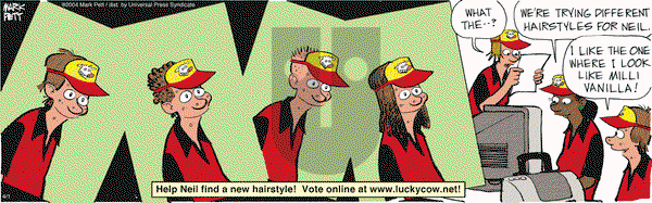 Lucky Cow on Thursday April 3, 2025 Comic Strip