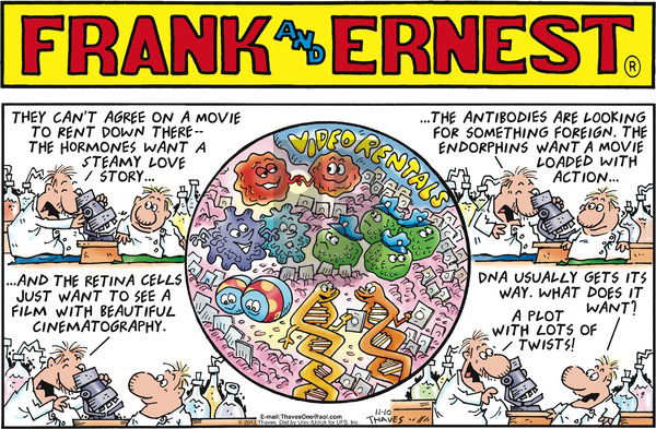 Frank and Ernest on Sunday November 10, 2013 Comic Strip