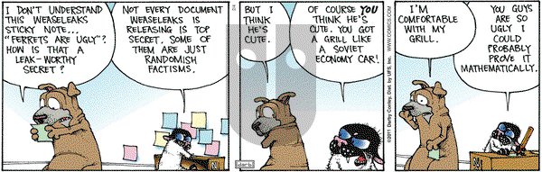 Get Fuzzy on Friday February 4, 2011 Comic Strip