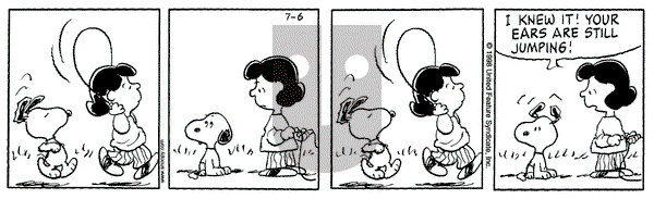 Peanuts on Monday July 6, 1998 Comic Strip