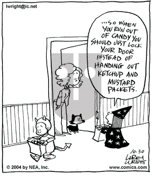 Kit 'N' Carlyle on Saturday October 30, 2004 Comic Strip