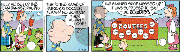 Drabble on Thursday September 19, 2013 Comic Strip