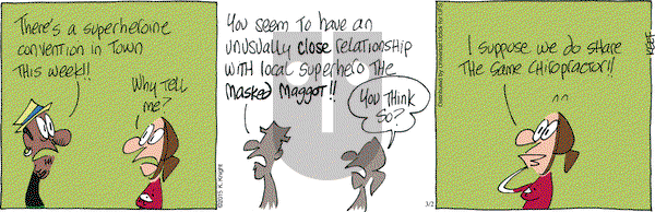 The Knight Life on Monday March 2, 2015 Comic Strip