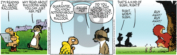 Over the Hedge on Monday October 26, 2015 Comic Strip