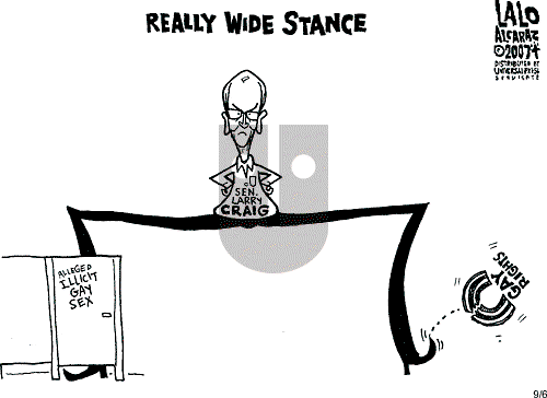 Lalo Alcaraz on Thursday September 6, 2007 Comic Strip