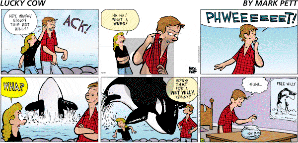 Lucky Cow on Sunday December 30, 2007 Comic Strip