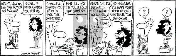 Baby Blues on Monday November 18, 1991 Comic Strip