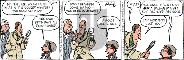 Cleats - Thursday February 7, 2008 Comic Strip