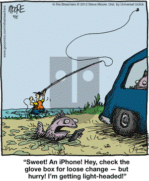 In the Bleachers on Thursday April 5, 2012 Comic Strip