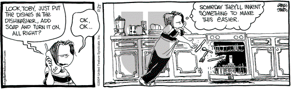 The Buckets on Thursday November 25, 2004 Comic Strip