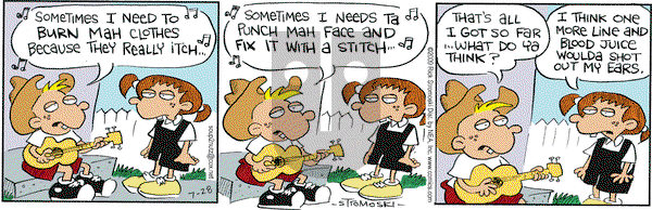 Soup to Nutz - Old on Tuesday July 28, 2009 Comic Strip