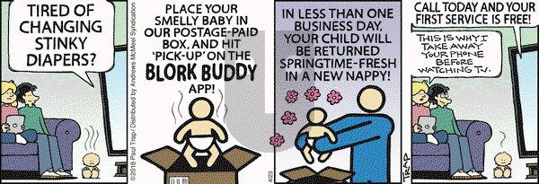 Thatababy on Monday April 23, 2018 Comic Strip
