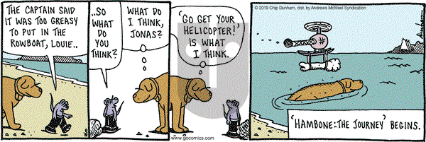 Overboard on Saturday August 10, 2019 Comic Strip