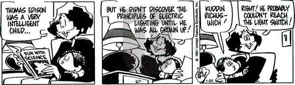 Rose is Rose on Friday January 25, 1991 Comic Strip