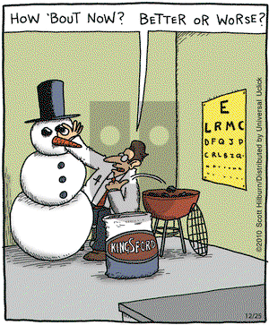 The Argyle Sweater on Saturday December 25, 2010 Comic Strip