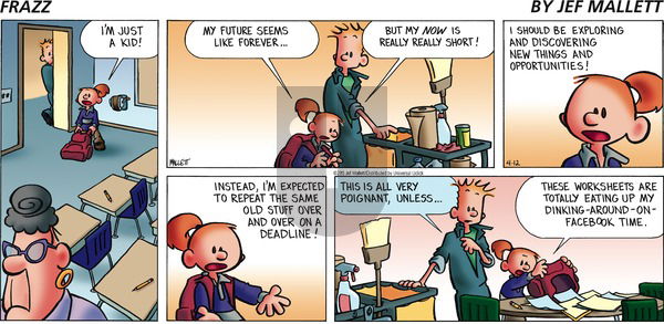 Frazz on Sunday April 12, 2015 Comic Strip