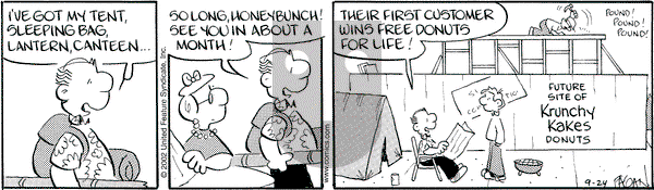 Drabble on Tuesday September 24, 2002 Comic Strip