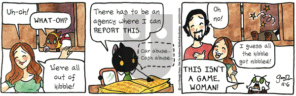 Breaking Cat News on Tuesday November 6, 2018 Comic Strip