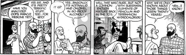 Alley Oop on Friday February 24, 1956 Comic Strip