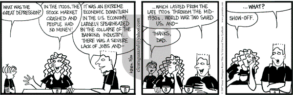 Clear Blue Water on Thursday September 20, 2007 Comic Strip