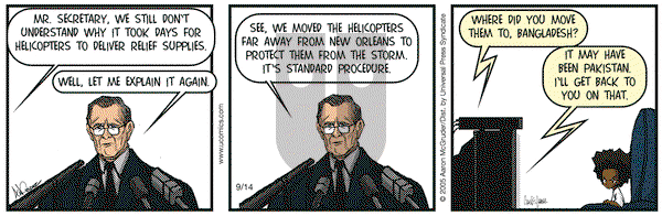 The Boondocks on Wednesday September 14, 2005 Comic Strip