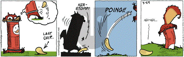 Over the Hedge on Thursday March 29, 2012 Comic Strip
