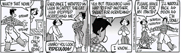 Rose is Rose on Saturday March 10, 2007 Comic Strip