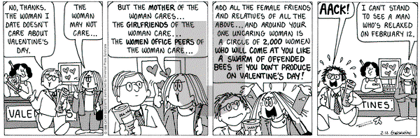 Cathy Classics on Thursday February 12, 1998 Comic Strip