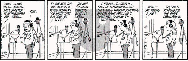 Doonesbury on Friday September 26, 1975 Comic Strip