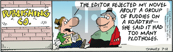 Frank and Ernest on Monday July 12, 2010 Comic Strip