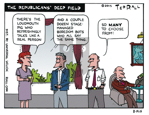 Ted Rall on Wednesday August 19, 2015 Comic Strip