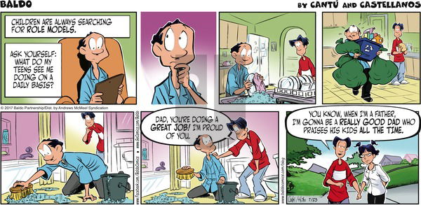 Baldo on Sunday July 23, 2017 Comic Strip