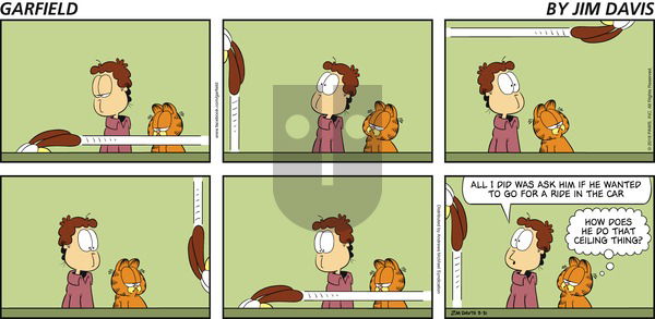 Garfield on Sunday March 31, 2019 Comic Strip