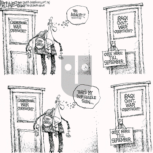 Matt Davies on Saturday September 15, 2007 Comic Strip