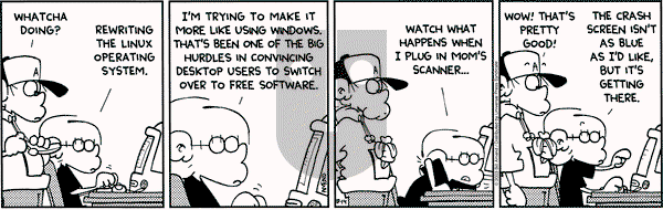 FoxTrot on Thursday August 14, 2003 Comic Strip
