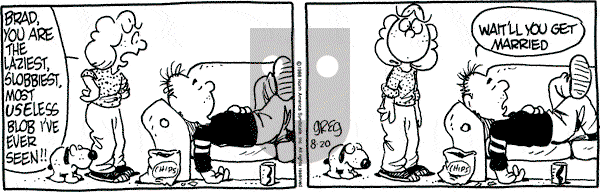 Luann on Saturday August 20, 1988 Comic Strip