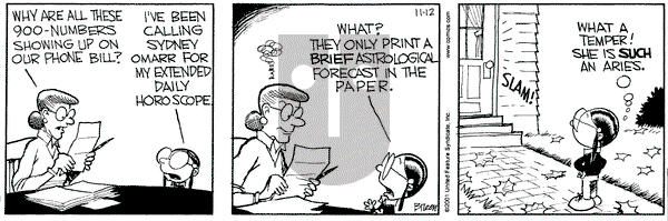 Grand Avenue on Monday November 12, 2001 Comic Strip