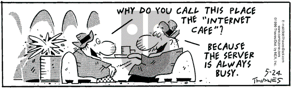 Frank and Ernest on Monday May 24, 1999 Comic Strip