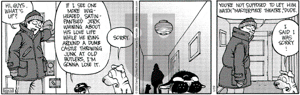 Get Fuzzy on Saturday January 19, 2002 Comic Strip