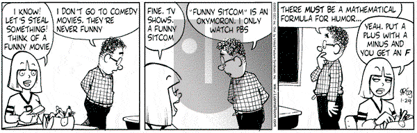 Luann on Friday January 24, 2003 Comic Strip