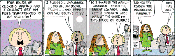 Cathy Classics - Tuesday January 7, 2003 Comic Strip